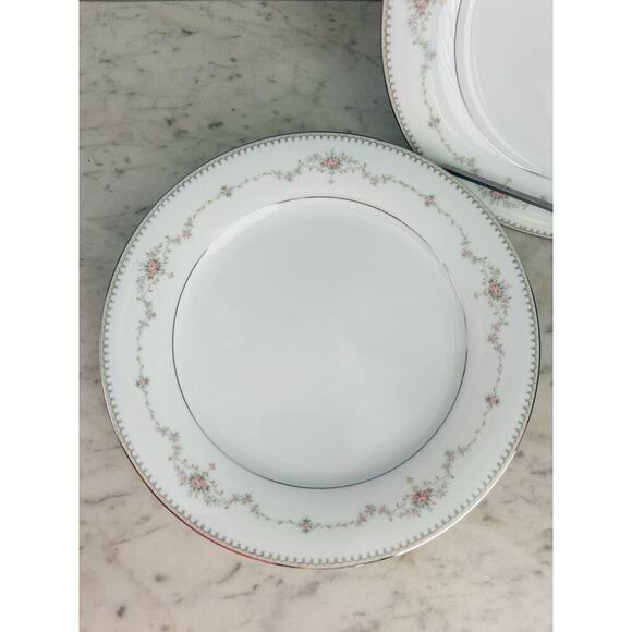 (4) Mint Noritake Fairmont 6102 Dinner Plates 10 1/2" Vintage Retired - Picture 5 of 14